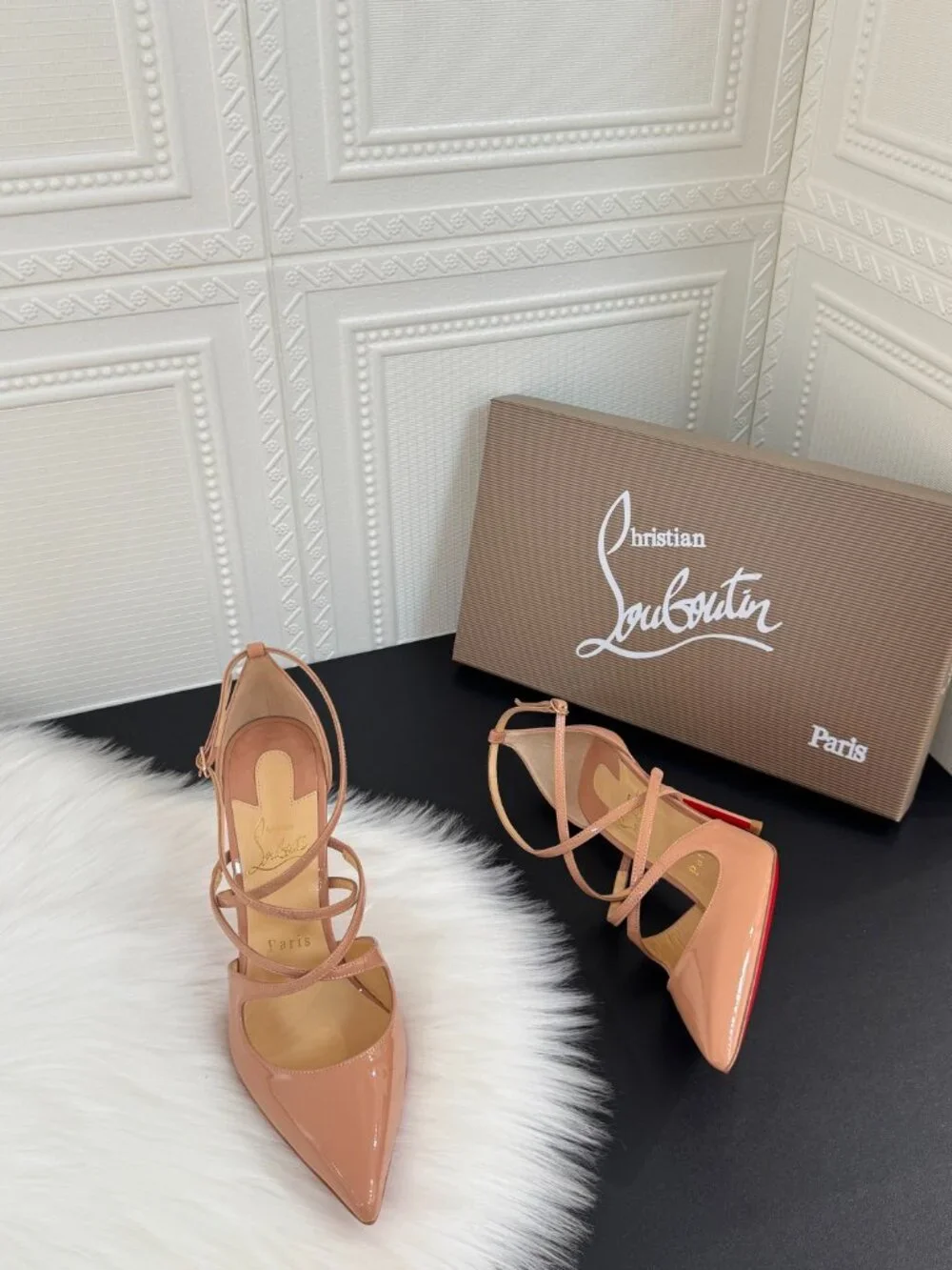 Christian Louboutin Crosspiga 105mm Pumps - Picture 4 of 9